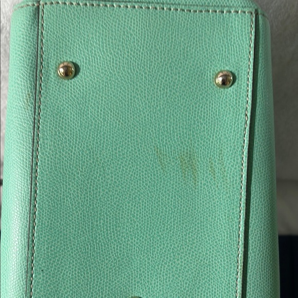 Dooney & Bourke Claremont Miller Leather Seafoam Green Purse. Great Condition. - Picture 14 of 16